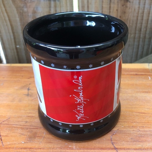 Keith Kimberlin’s Black Lab Puppy Black Coffee Mug - Picture 3 of 7